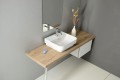 SOTT AQUA umywalka wpuszczana w blat 57 cm