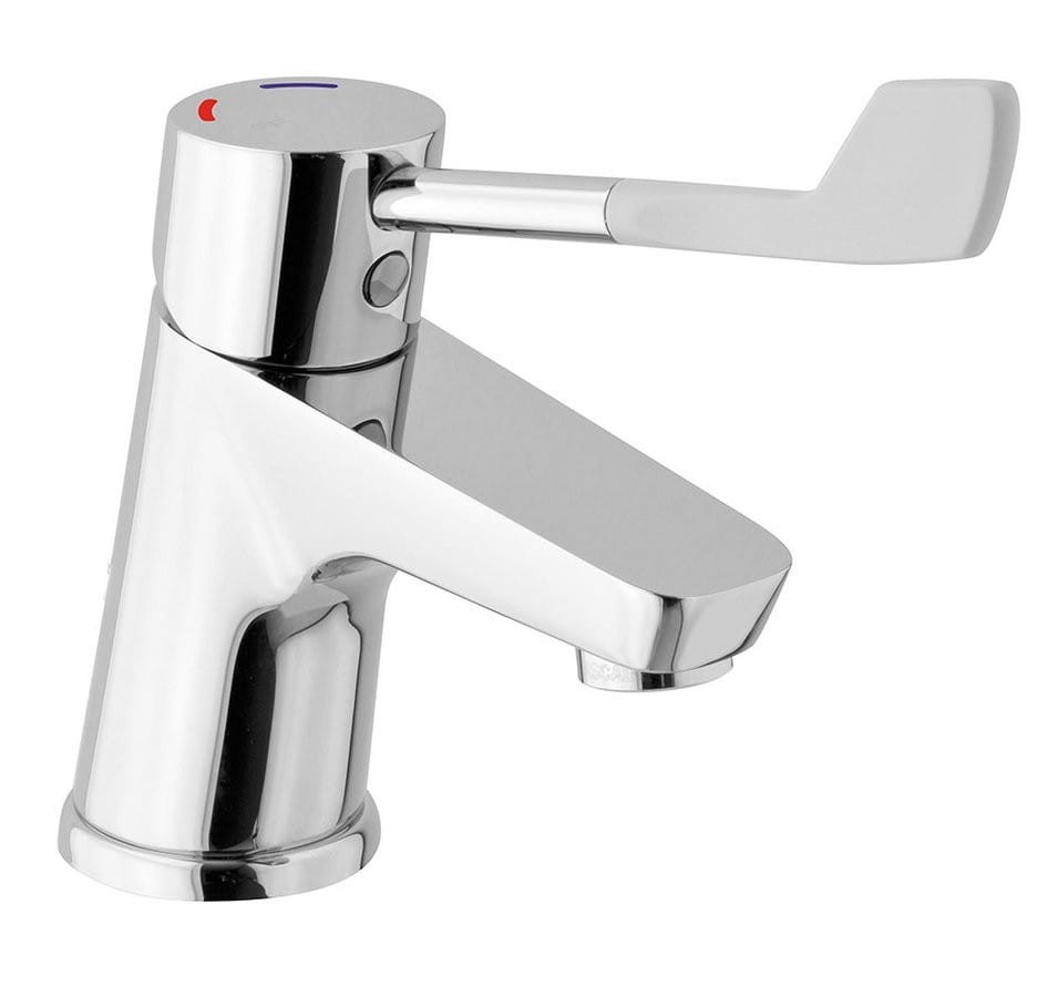 Sapho LEA bateria umywalkowa dla niepełnosprawnych bez odpływu chrom - LE002 