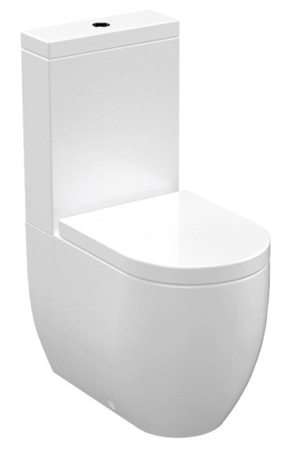 FLO kompakt WC, odpływ dolny/tylny, biały