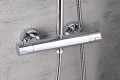 LIGA zestaw prysznicowy z baterią termostatyczną, chrom