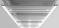 DIRECT grzejnik łazienkowy, podłączenie środkowe, 600x1700 mm, 889 W, biały