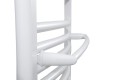 Wieszak na ręczniki na grzejnik 46 cm, prosty, biały