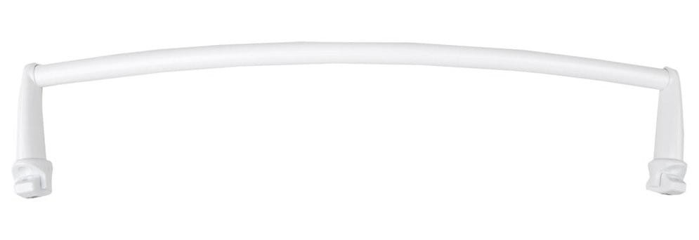 Wieszak na ręczniki na grzejnik 43 cm, obły, biały