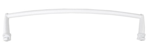Wieszak na ręczniki na grzejnik 43 cm, obły, biały