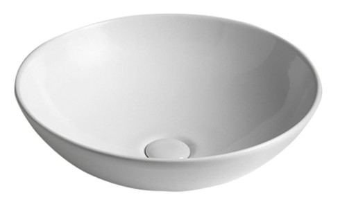 DIMP umywalka ceramiczna nablatowa, średnica 46 cm