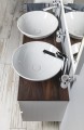DIMP umywalka ceramiczna nablatowa, średnica 46 cm