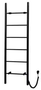 Sapho KARBO grzejnik łazienkowy suszarka na ręczniki 500x1600 120 W czarny - KB905 