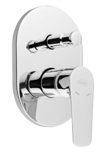 Aqualine LOTTA bateria prysznicowa podtynkowa 2 wyjścia chrom - LT742
