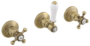 Sapho ANTEA podtynkowa bateria prysznicowa 2 wyjścia brąz - SET305-106