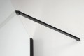 ZOOM LINE BLACK kabina prysznicowa półokrągła 900x900mm, szkło czyste, prawa