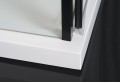 ZOOM LINE BLACK kabina prysznicowa narożna 900x900mm, szkło czyste