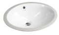 Umywalka ceramiczna 43x33cm, pod blat