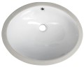 Umywalka ceramiczna 43x33cm, pod blat