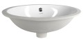 Umywalka ceramiczna 43x33cm, pod blat