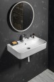 SISTEMA U umywalka ceramiczna 70x38 cm, biała