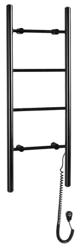 KARBO suszarka na ręczniki elektryczna, 400x1120 mm, 87 W, czarny