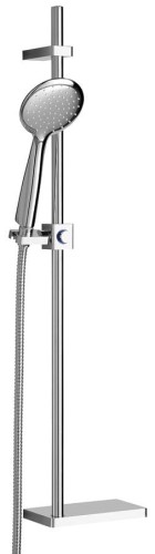 BRIT zestaw prysznicowy z półką, uchwyt przesuwny, 805mm, chrom