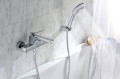 JUMPER bateria wannowa ścienna, chrom
