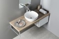 MORO umywalka ceramiczna nablatowa 41x14,5x41 cm