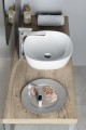 MORO umywalka ceramiczna nablatowa 41x14,5x41 cm