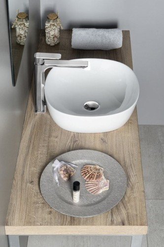 MORO umywalka ceramiczna nablatowa 41x14,5x41 cm