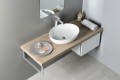 OFELIE umywalka ceramiczna nablatowa 52x13x40 cm