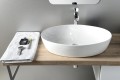 PERA umywalka ceramiczna nablatowa 62,5x14x42 cm