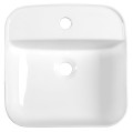 MOLVENO umywalka ceramiczna nablatowa 39,5x14x39,5 cm