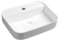 GARDA umywalka ceramiczna nablatowa 50x13,5x40 cm