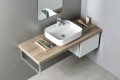 GARDA umywalka ceramiczna nablatowa 50x13,5x40 cm