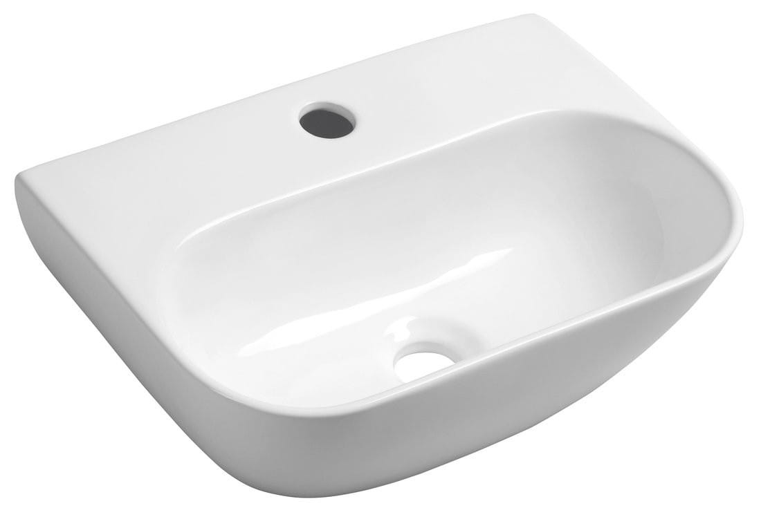 Sapho Sapho NERISSA umywalka ścienna/meblowa ceramiczna 41,5x12,5x28,5 cm - AR265