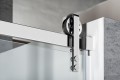 VOLCANO drzwi prysznicowe 1400 mm, szkło czyste