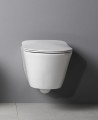 AVVA WC wiszące, Rimless, 35,5x53 cm, biały