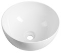 ETELA umywalka ceramiczna średnica 40 cm x 20 cm, z korkiem ceramicznym