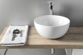 ETELA umywalka ceramiczna średnica 40 cm x 20 cm, z korkiem ceramicznym