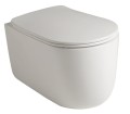 NOLITA WC wiszące, Rimless, 35x55 cm, biały