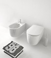 NOLITA WC wiszące, Rimless, 35x55 cm, biały
