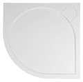 ARCA brodzik prysznicowy kompozytowy, półokrągły 90x90x3 cm, R550