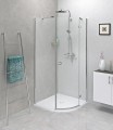 FORTIS LINE półokrągła kabina prysznicowa 900x900x2000mm, prawa