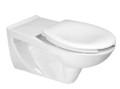 ETIUDA WC wiszące rozszerzony, Rimless, biały