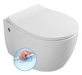 SENTIMENTI miska WC wisząca, Rimless, 51x36 cm, biały