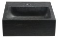 BLOK umywalka kamienna 30x10x30 cm, antracyt