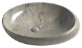 DALMA umywalka ceramiczna 68x16,5x44 cm, grigio