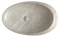 DALMA umywalka ceramiczna 68x16,5x44 cm, marfil