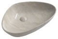 DALMA umywalka ceramiczna 58,5x14x39 cm, marfil