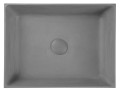 FORMIGO umywalka betonowa, 47,5x14x36,5 cm, szara