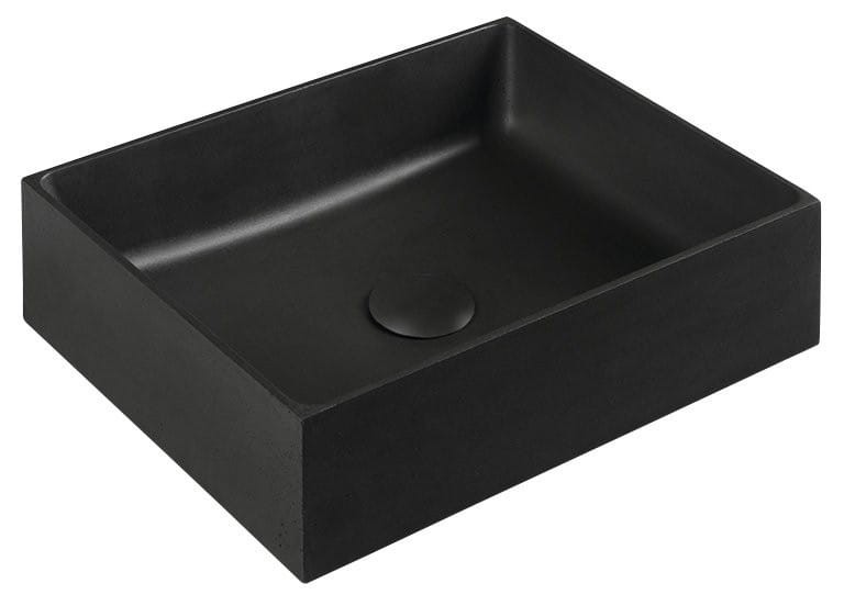 Toneb FORMIGO umywalka nablatowa betonowa 47,5x14x36,5  antracyt - FG016 