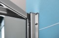 EASY LINE drzwi prysznicowe składane 900mm, szkło czyste