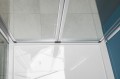 EASY LINE drzwi prysznicowe składane 1000mm, szkło czyste