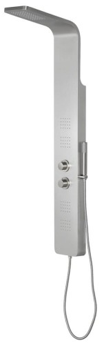 PRESTIGE panel prysznicowy 200x1400 mm z baterią termostatyczną, stal nierdzewna